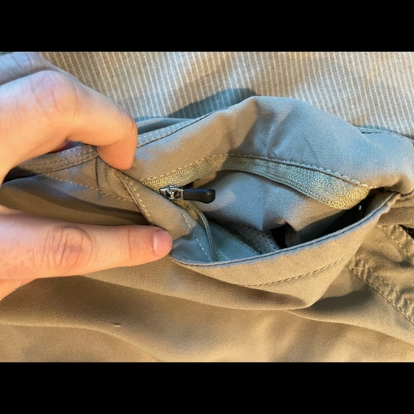 2 pair O’Neill Hybrid Shorts Khaki and Tan Striped 32 - Picture 2 of 8
